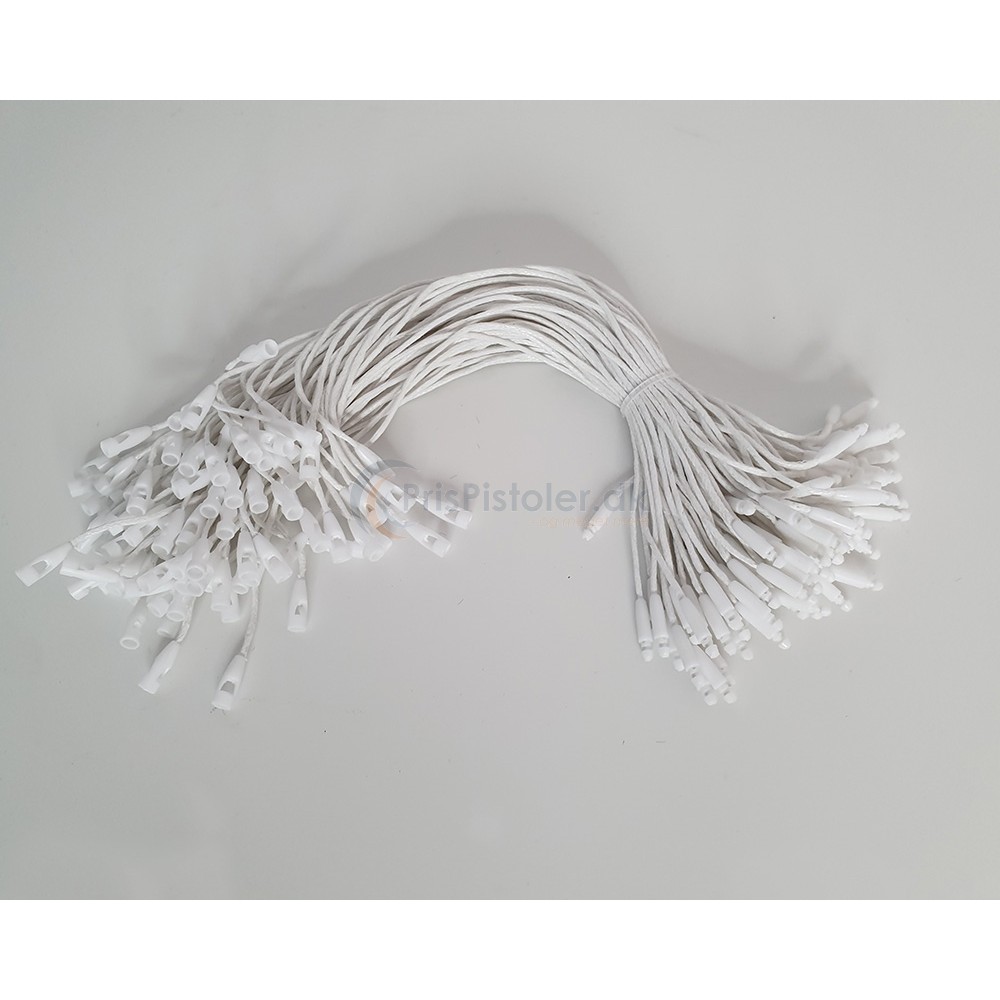 Hvid bomulds Loop Fastener - 5.000 stk.