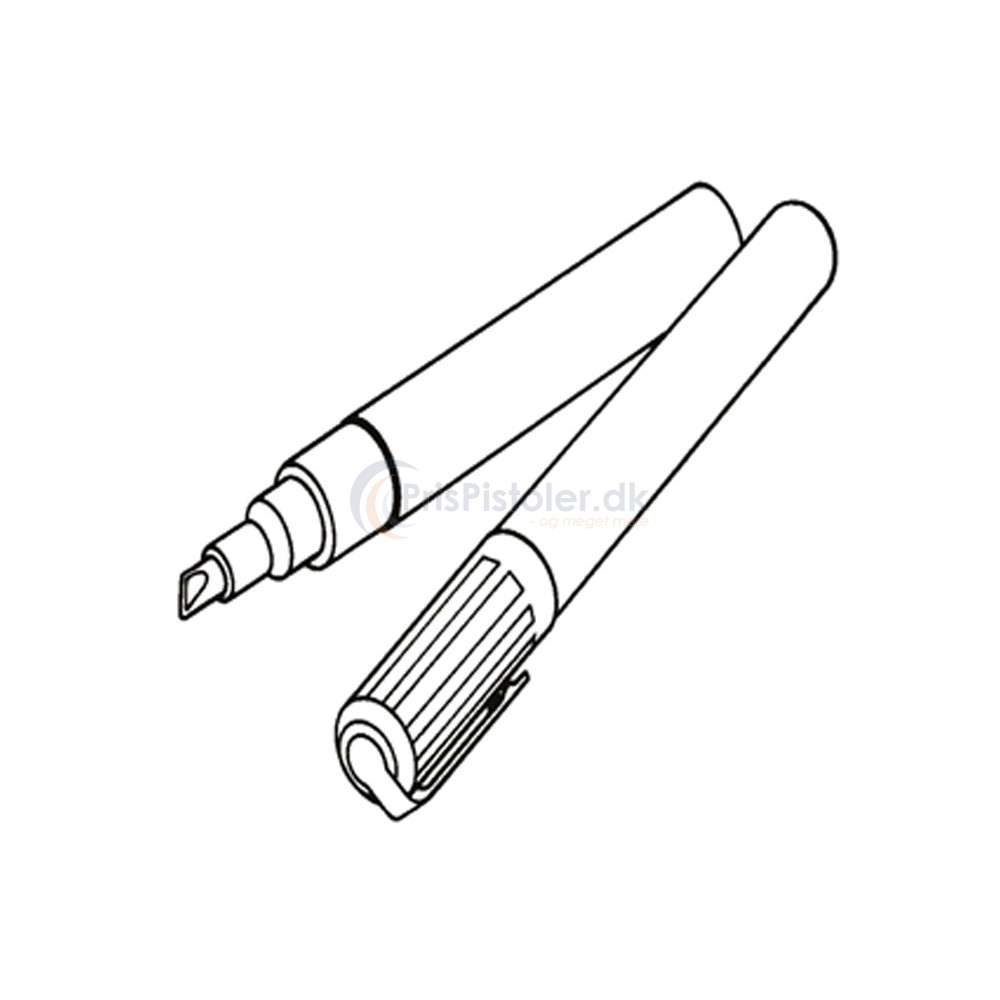 Poster Pen til skilteskrivning sort 10/15 mm – 5 stk.