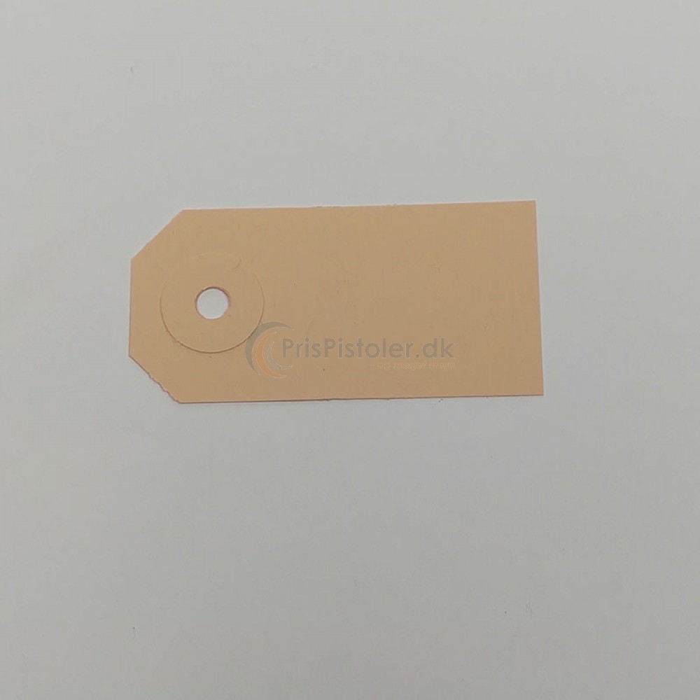 Manilla-mærke 25x50 mm - beige - Kasse m. 1.000 stk.