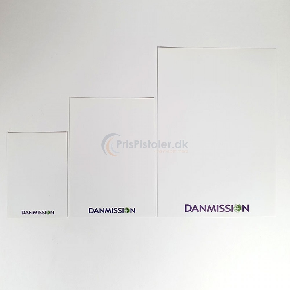 Skilte med Danmission logo 100 stk.
