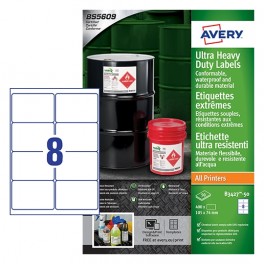 Ekstra resistente etiketter A4-ark B3427-50 EkstraresistenteetiketterA4arkB342750-20