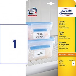Dybfrostetiketter A4-ark L7972-25 DybfrostetiketterA4arkL797225-20